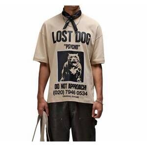 NEW CRIMINAL DAMAGE lost dog t-shirt in stone
